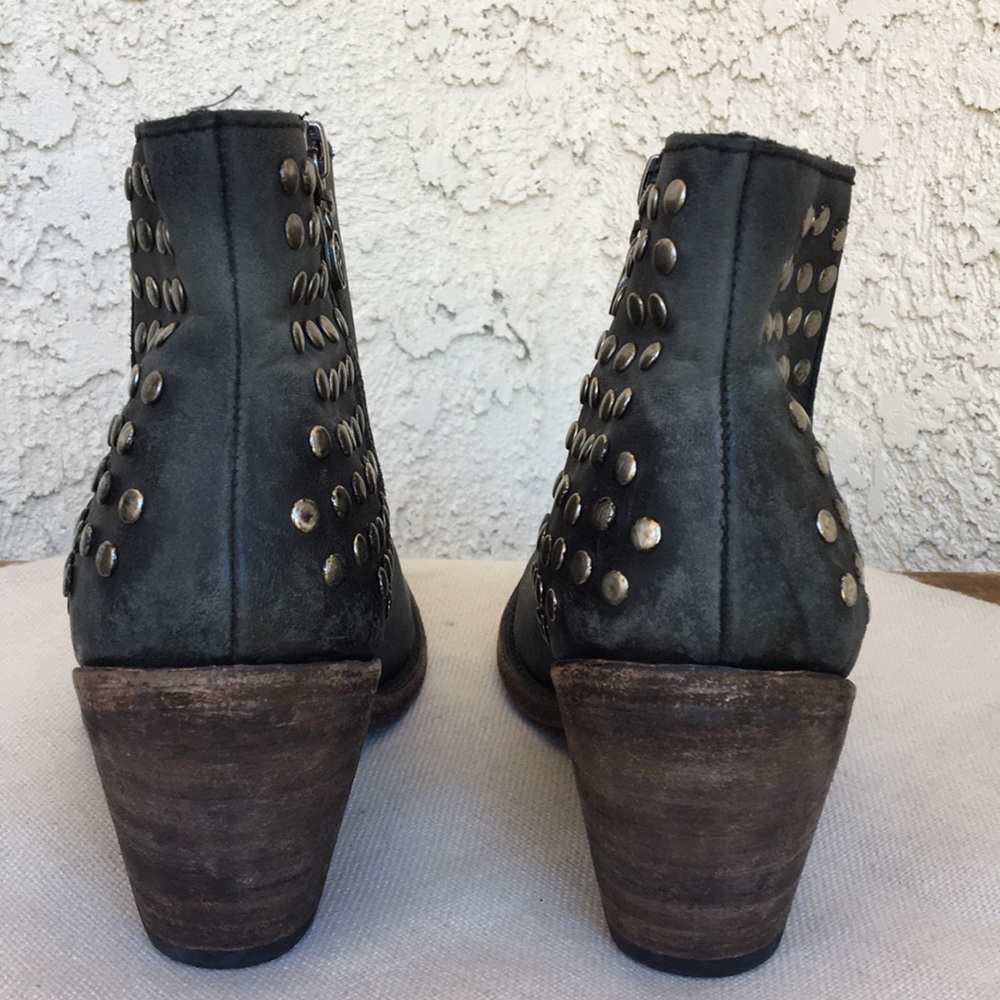 Liberty Black Boots LB71236 Distressed Leather 10 - Picture 7 of 16